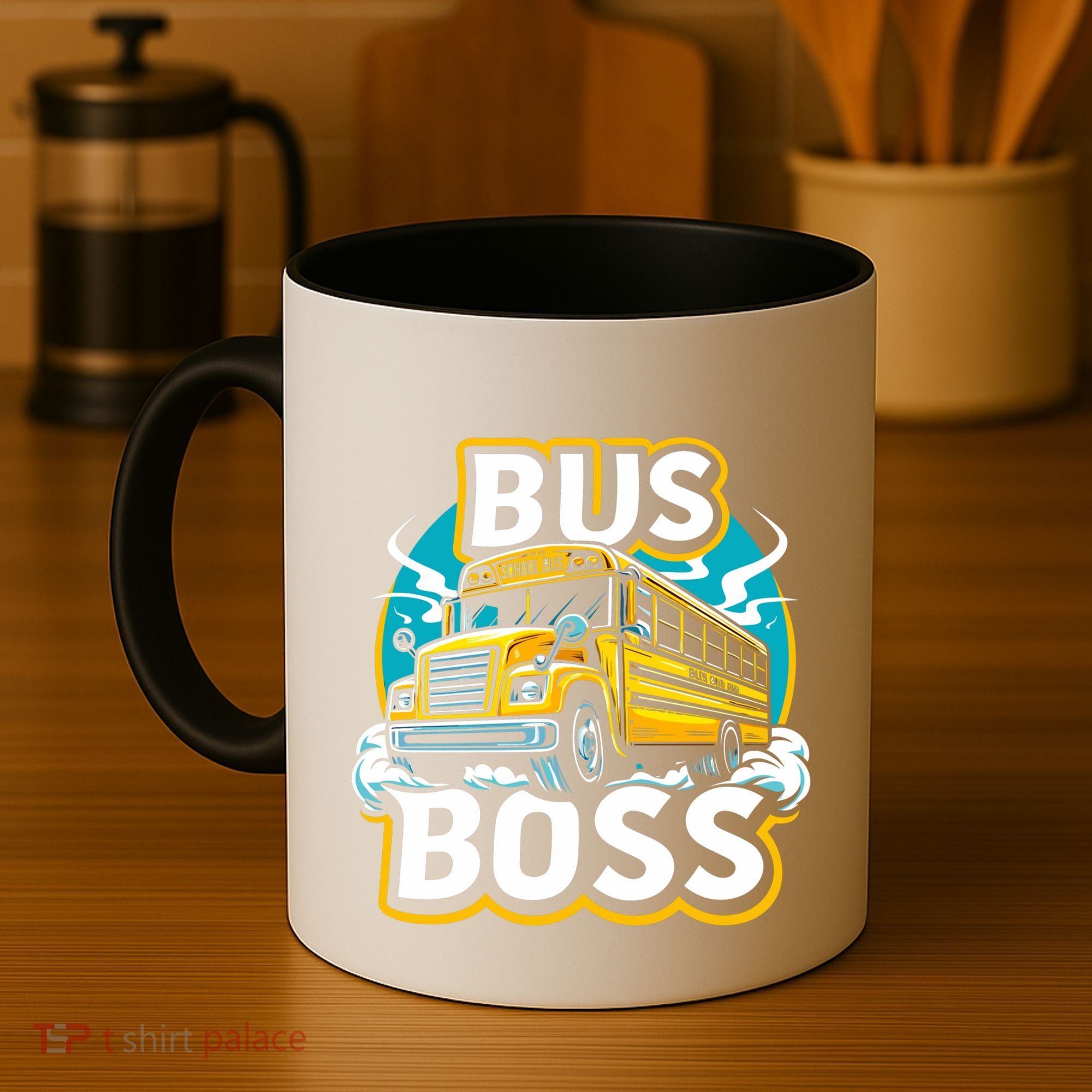 Funny Bus Boss School Bus Driver Back To School Gift Coffee Mug