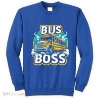 Funny Bus Boss School Bus Driver Back To School Gift Sweatshirt thumb 0