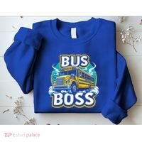 Funny Bus Boss School Bus Driver Back To School Gift Sweatshirt thumb 2