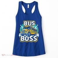 Funny Bus Boss School Bus Driver Back To School Gift Women's Tank Top thumb 0