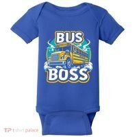 Funny Bus Boss School Bus Driver Back To School Gift Baby Bodysuit thumb 0