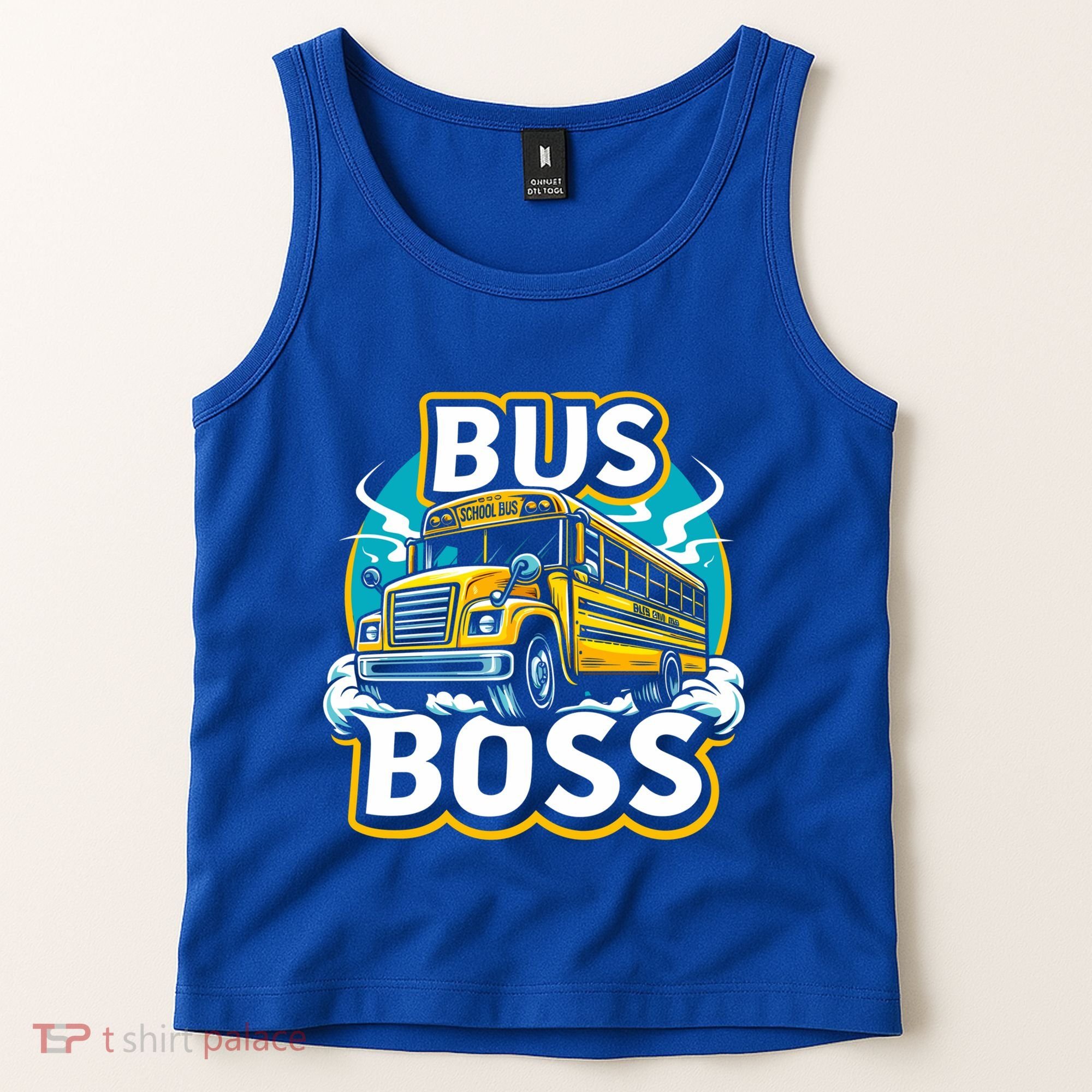 Funny Bus Boss School Bus Driver Back To School Gift Tank Top