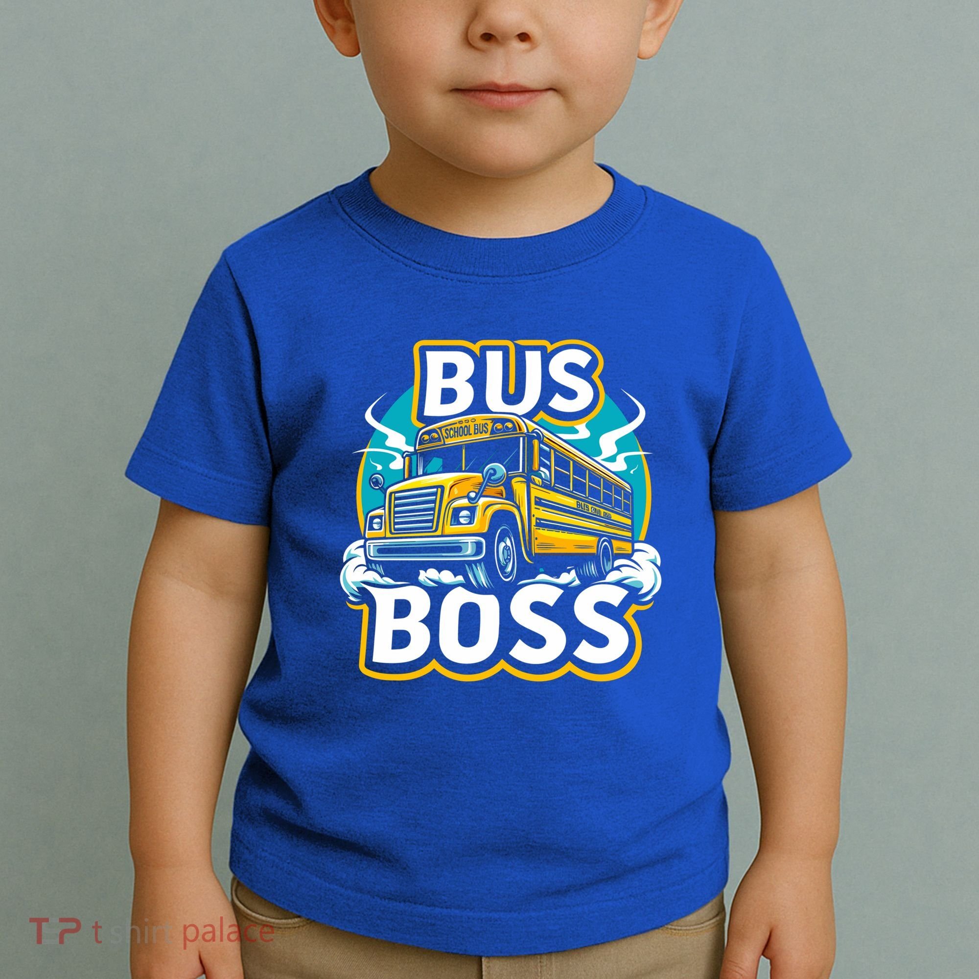 Funny Bus Boss School Bus Driver Back To School Gift Toddler T-Shirt