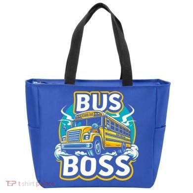 Funny Bus Boss School Bus Driver Back To School Gift Tote Bag