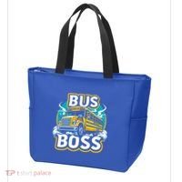 Funny Bus Boss School Bus Driver Back To School Gift Tote Bag thumb 3