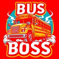 Funny Bus Boss School Bus Driver Back To School Gift Santa Hat thumb 1