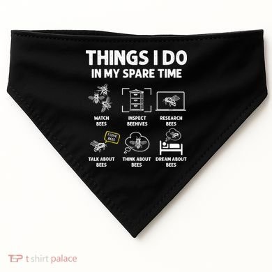 Funny Beekeeper Beekeeping For Beekeeper USA-Made Doggie Bandana