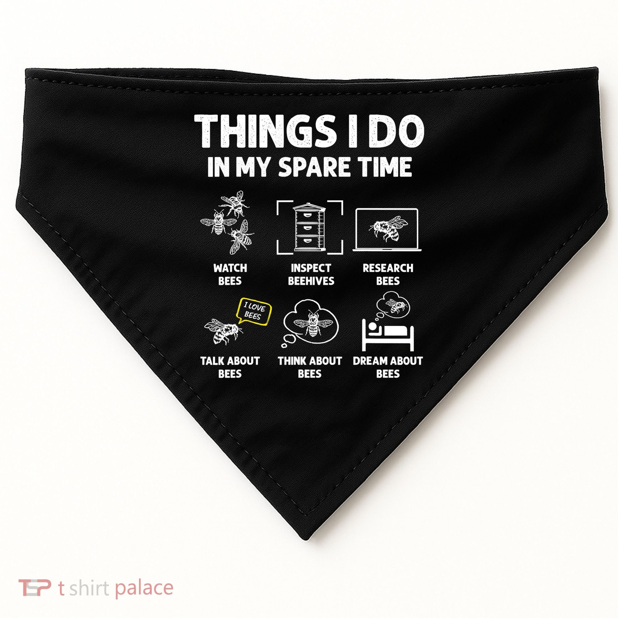 Funny Beekeeper Beekeeping For Beekeeper USA-Made Doggie Bandana