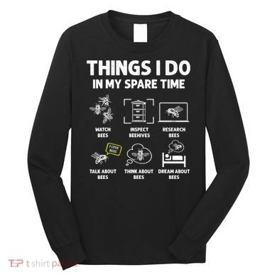 Funny Beekeeper Beekeeping For Beekeeper Long Sleeve Shirt