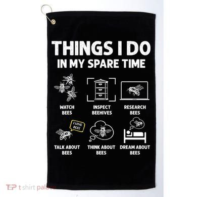 Funny Beekeeper Beekeeping For Beekeeper Golf Towel