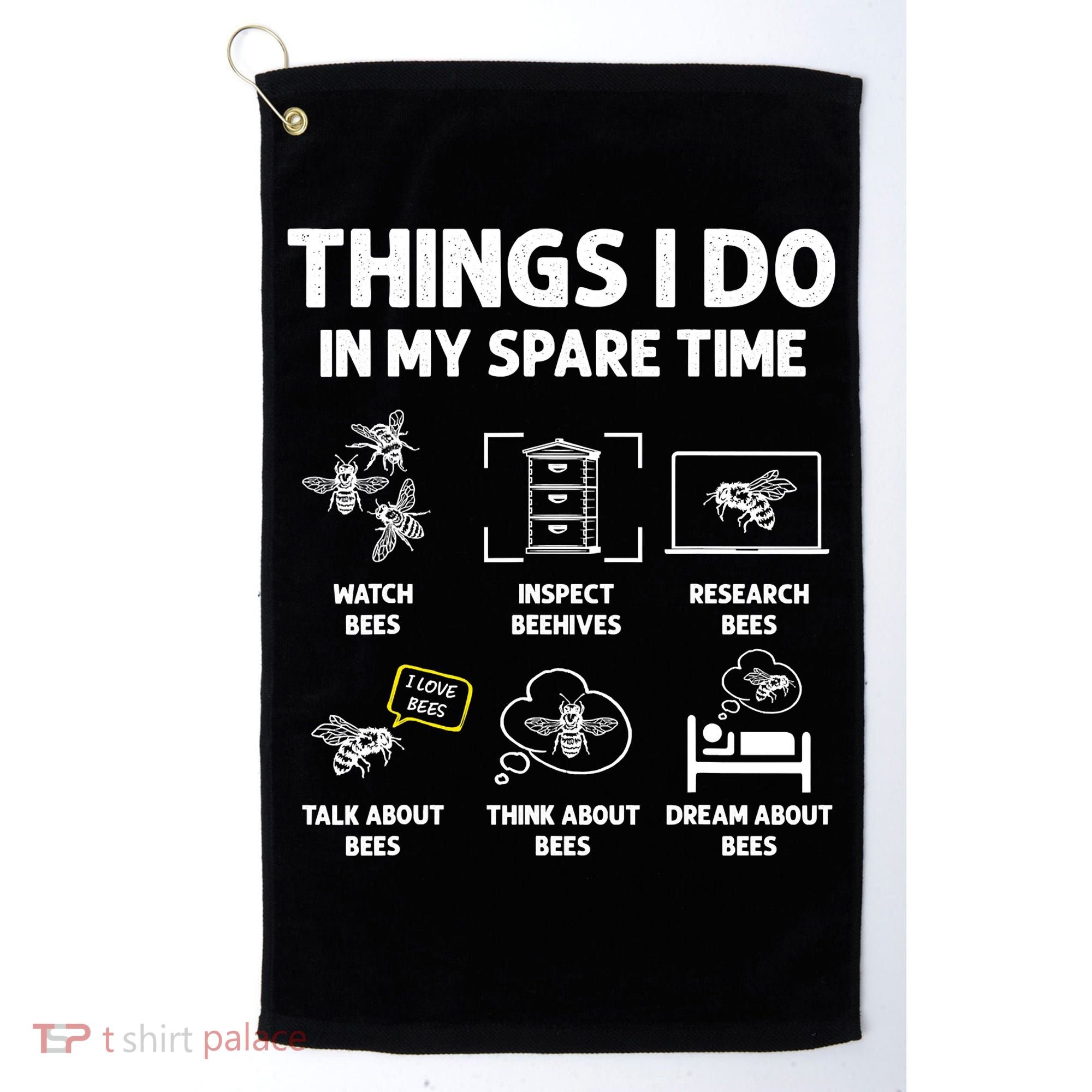 Funny Beekeeper Beekeeping For Beekeeper Golf Towel