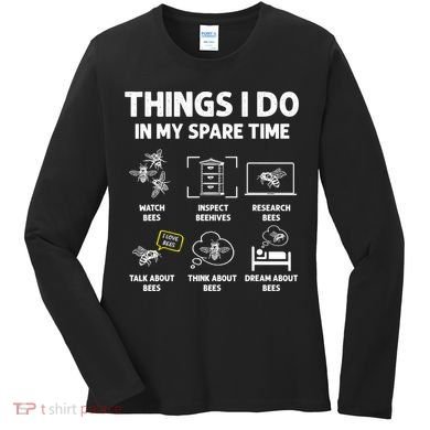 Funny Beekeeper Beekeeping For Beekeeper Women's Long Sleeve Shirt