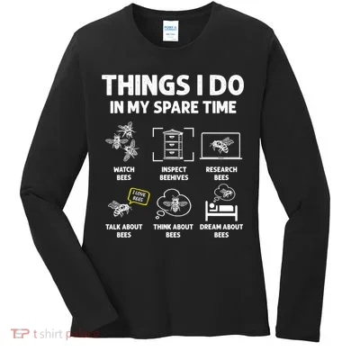 Funny Beekeeper Beekeeping For Beekeeper Women's Long Sleeve Shirt