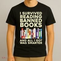 Funny Banned Books Art For  Cool Read Banned Books  T-Shirt thumb 3