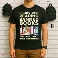 Funny Banned Books Art For  Cool Read Banned Books  T-Shirt thumb 6