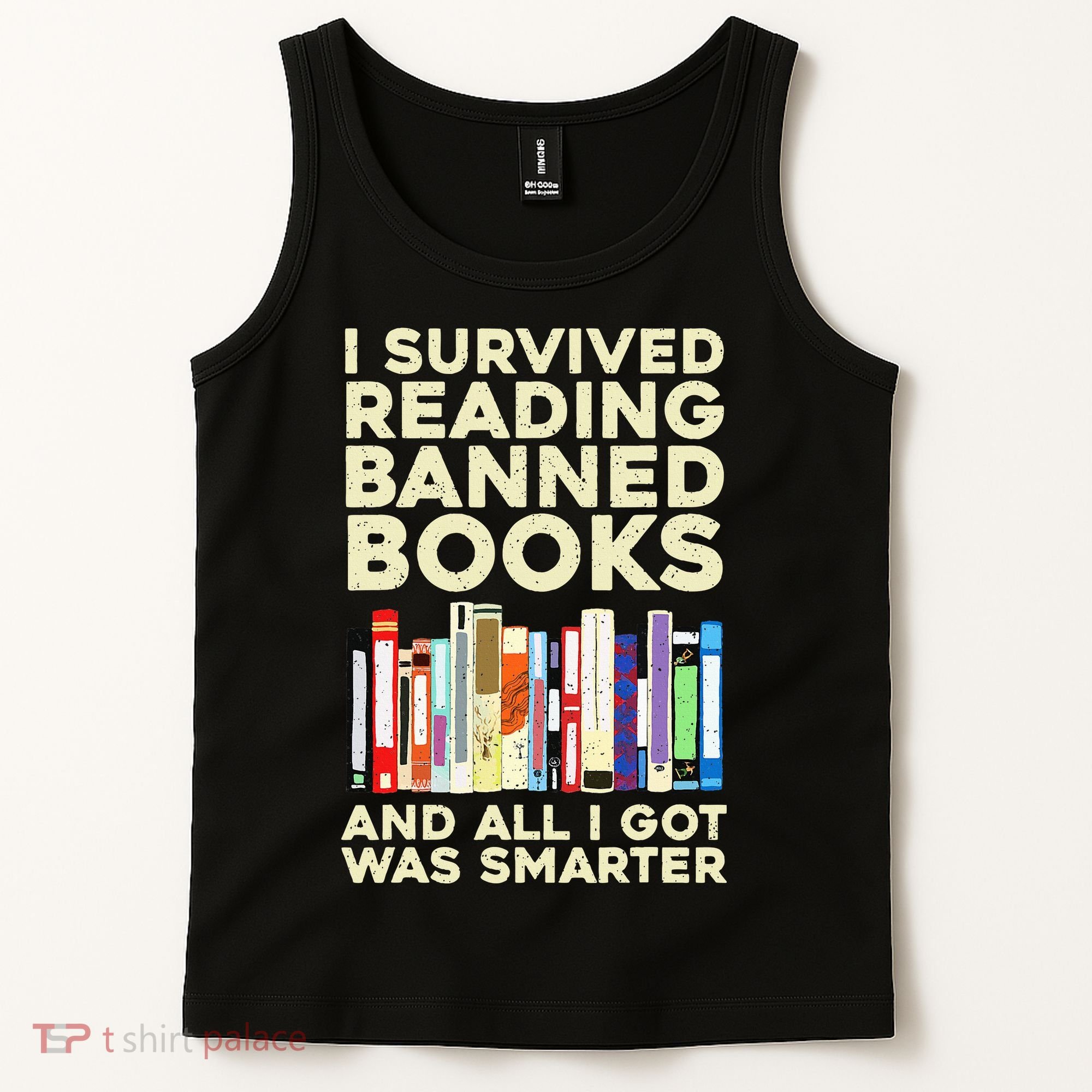 Funny Banned Books Art For  Cool Read Banned Books  Tank Top