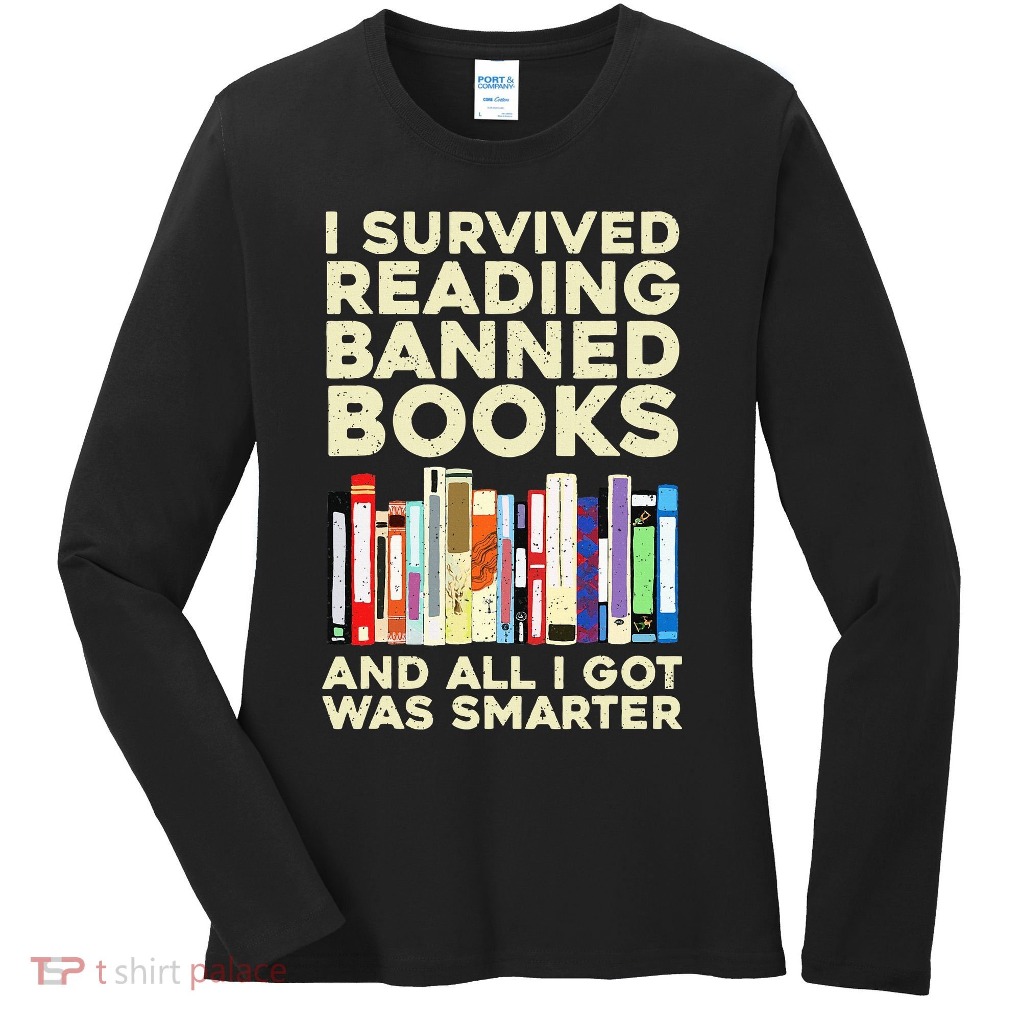 Funny Banned Books Art For  Cool Read Banned Books  Women's Long Sleeve Shirt