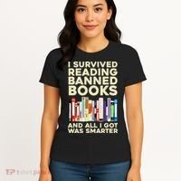 Funny Banned Books Art For  Cool Read Banned Books  Women's T-Shirt thumb 4