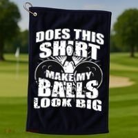 Funny Bowling Ball Shirts Gag Gift Bowling Shirts For Men Golf Towel thumb 1