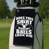 Funny Bowling Ball Shirts Gag Gift Bowling Shirts For Men Golf Towel thumb 2