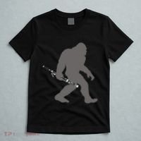 Funny Bassoonist Bigfoot Musician With Bassoon T-Shirt thumb 5