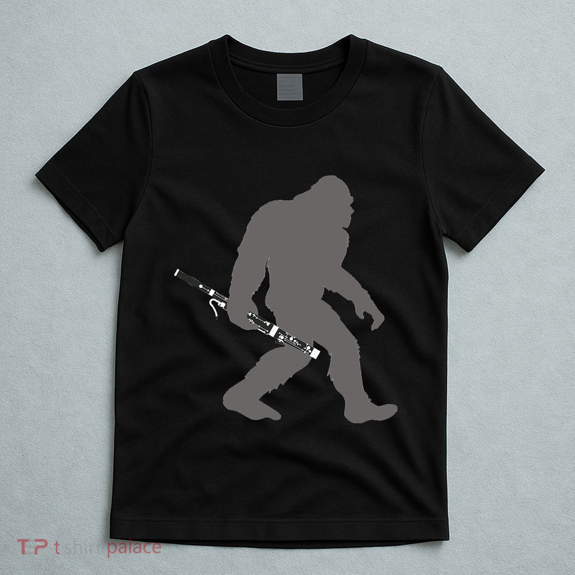 Funny Bassoonist Bigfoot Musician With Bassoon T-Shirt