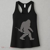 Funny Bassoonist Bigfoot Musician With Bassoon Women's Tank Top thumb 3