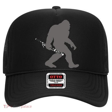 Funny Bassoonist Bigfoot Musician With Bassoon Hat