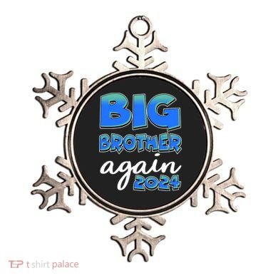 Funny Big Brother Again 2024 New Baby Sibling Ornament