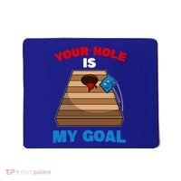 Fun Bean Bag Cornhole Your Hole Is My Goal Funny Gift Mousepad thumb 0