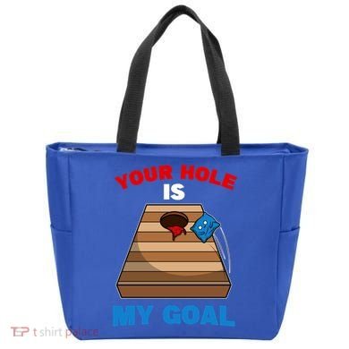 Fun Bean Bag Cornhole Your Hole Is My Goal Funny Gift Tote Bag