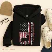 Flag Best Buckin Step Dad Ever Deer Hunting Fathers Day Hoodie thumb 4