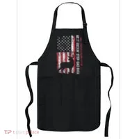 Flag Best Buckin Step Dad Ever Deer Hunting Fathers Day Apron thumb 0