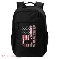 Flag Best Buckin Step Dad Ever Deer Hunting Fathers Day Backpack thumb 0