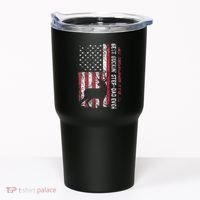 Flag Best Buckin Step Dad Ever Deer Hunting Fathers Day Tumbler thumb 0