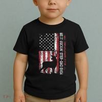 Flag Best Buckin Step Dad Ever Deer Hunting Fathers Day Toddler T-Shirt thumb 2