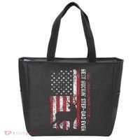 Flag Best Buckin Step Dad Ever Deer Hunting Fathers Day Tote Bag thumb 0