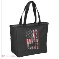 Flag Best Buckin Step Dad Ever Deer Hunting Fathers Day Tote Bag thumb 2