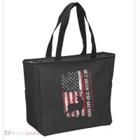 Flag Best Buckin Step Dad Ever Deer Hunting Fathers Day Tote Bag thumb 2