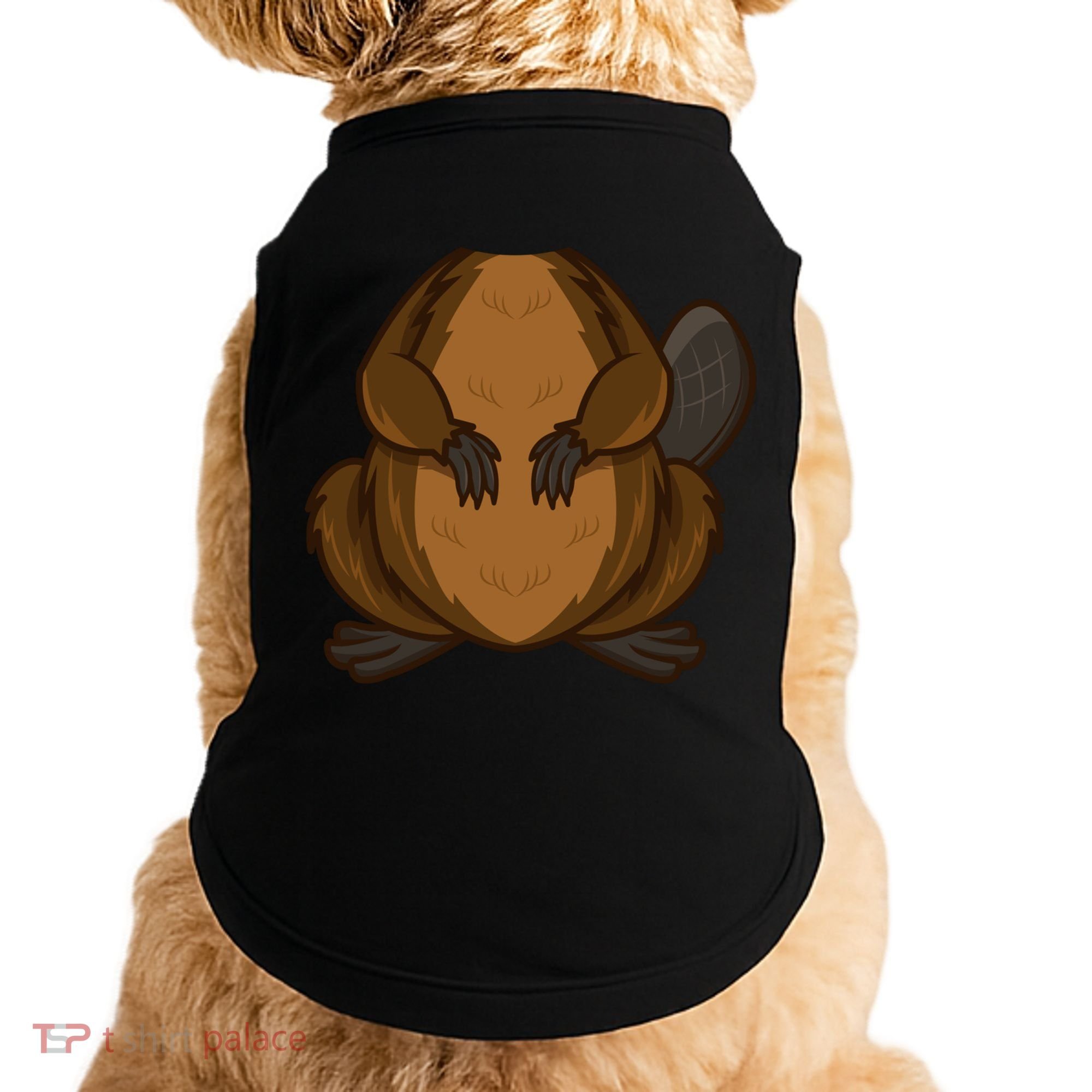 Funny Beaver Body Headless Halloween Easy Costume Outfit Cool Gift Doggie Tank