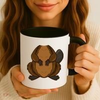 Funny Beaver Body Headless Halloween Easy Costume Outfit Cool Gift Coffee Mug thumb 3