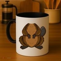 Funny Beaver Body Headless Halloween Easy Costume Outfit Cool Gift Coffee Mug thumb 4