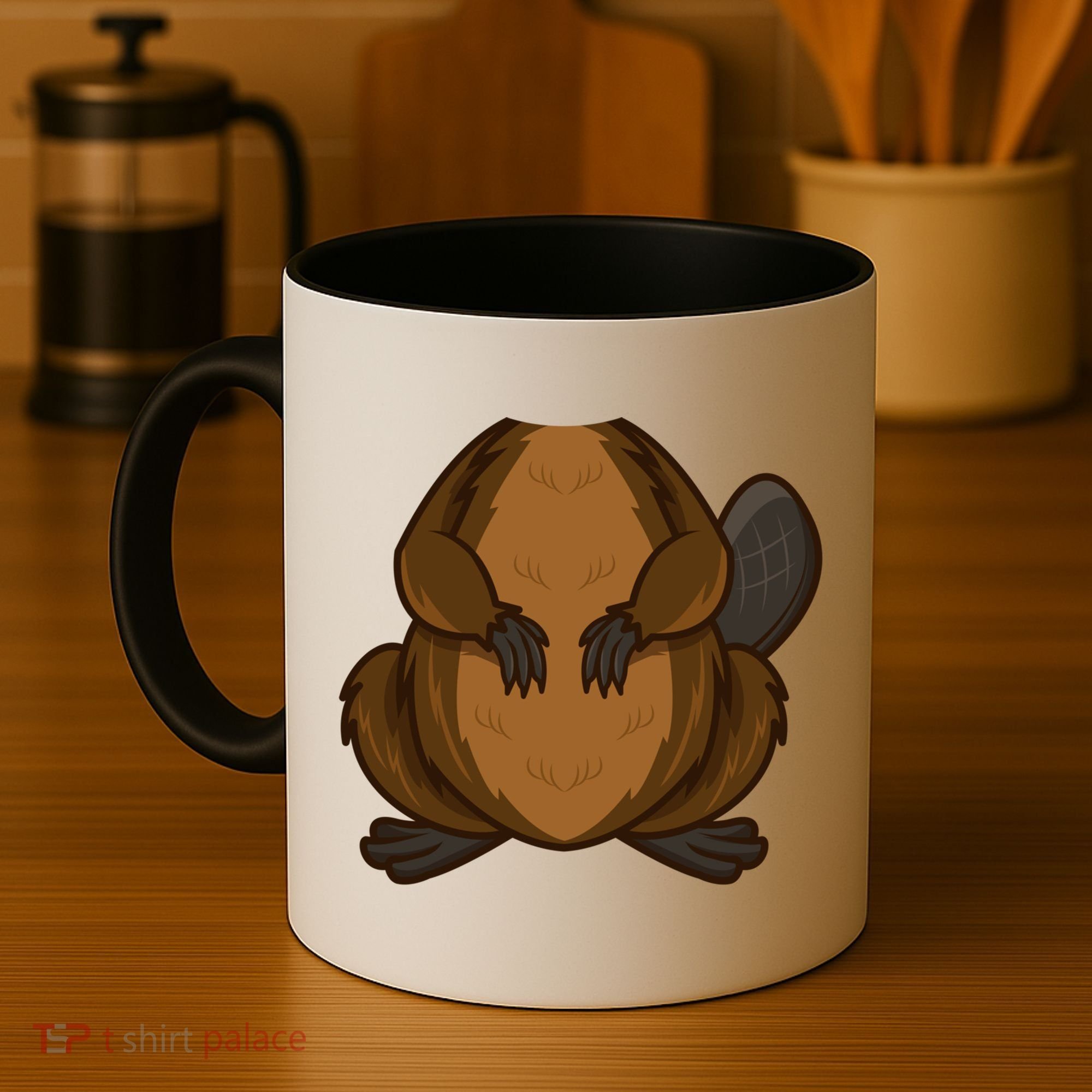 Funny Beaver Body Headless Halloween Easy Costume Outfit Cool Gift Coffee Mug