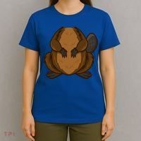 Funny Beaver Body Headless Halloween Easy Costume Outfit Cool Gift T-Shirt thumb 4