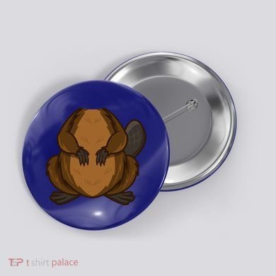 Funny Beaver Body Headless Halloween Easy Costume Outfit Cool Gift Button