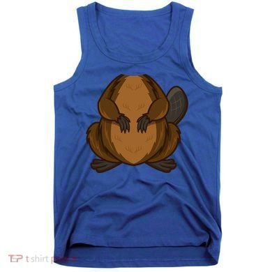 Funny Beaver Body Headless Halloween Easy Costume Outfit Cool Gift Tank Top