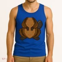 Funny Beaver Body Headless Halloween Easy Costume Outfit Cool Gift Tank Top thumb 3