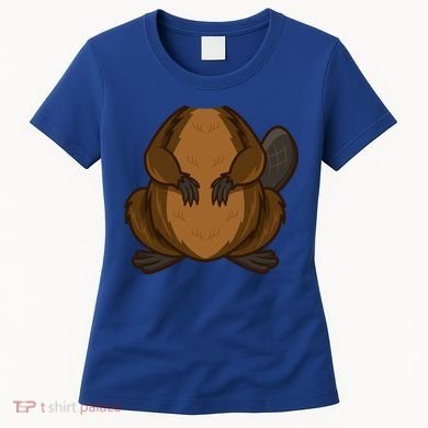 Funny Beaver Body Headless Halloween Easy Costume Outfit Cool Gift Women's T-Shirt