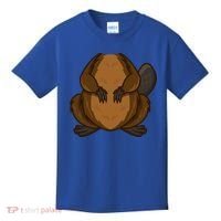 Funny Beaver Body Headless Halloween Easy Costume Outfit Cool Gift Kids T-Shirt thumb 0