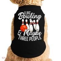 Funny Bowling Bowler Tenpin Bowling Doggie Tank thumb 0